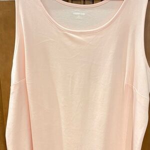 Lands' End Soft Blush Pink Tank Top 3X